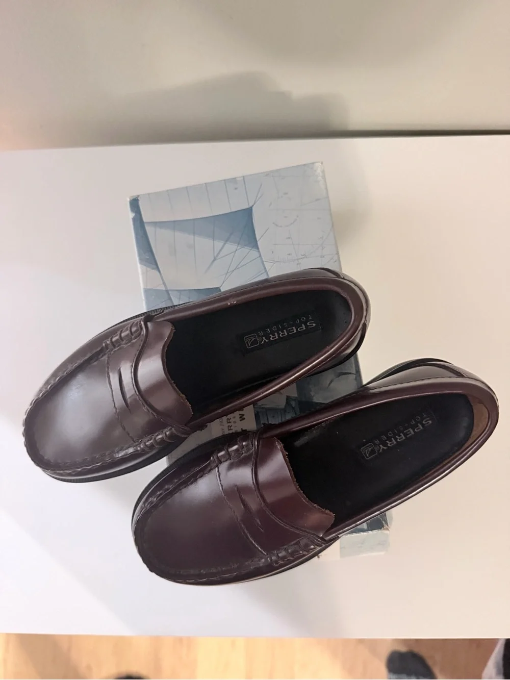 Sperry Kids Burgundy Penny Loafers